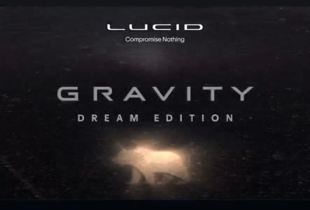 Introducing the Lucid Gravity Dream&nbsp;Edition